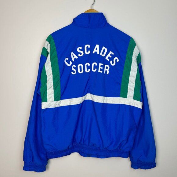 Vintage University of Fraser Valley Cascades Soccer Men's Jacket - Size Large - Picture 3 of 11